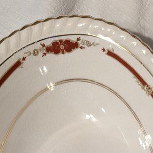 Oval Vegetable Bowl, Guildford Maroon